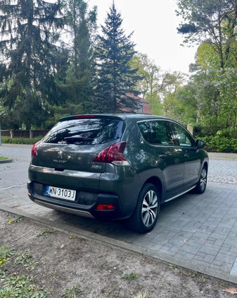 Peugeot 3008 cena 46825 przebieg: 104552, rok produkcji 2014 z Warszawa małe 46